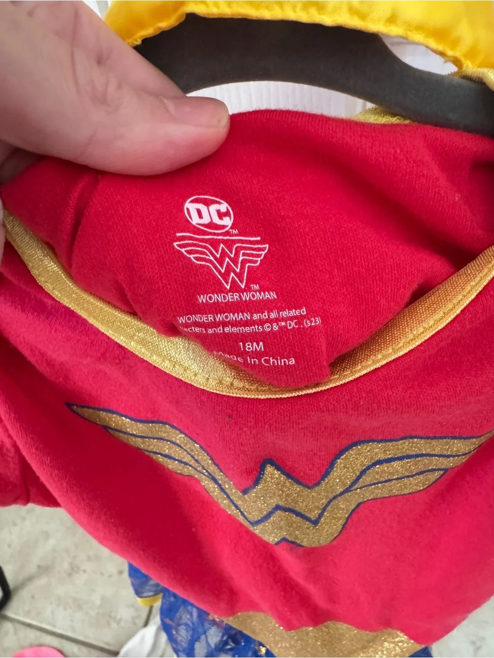 Wonder Woman Girls Costume Dress